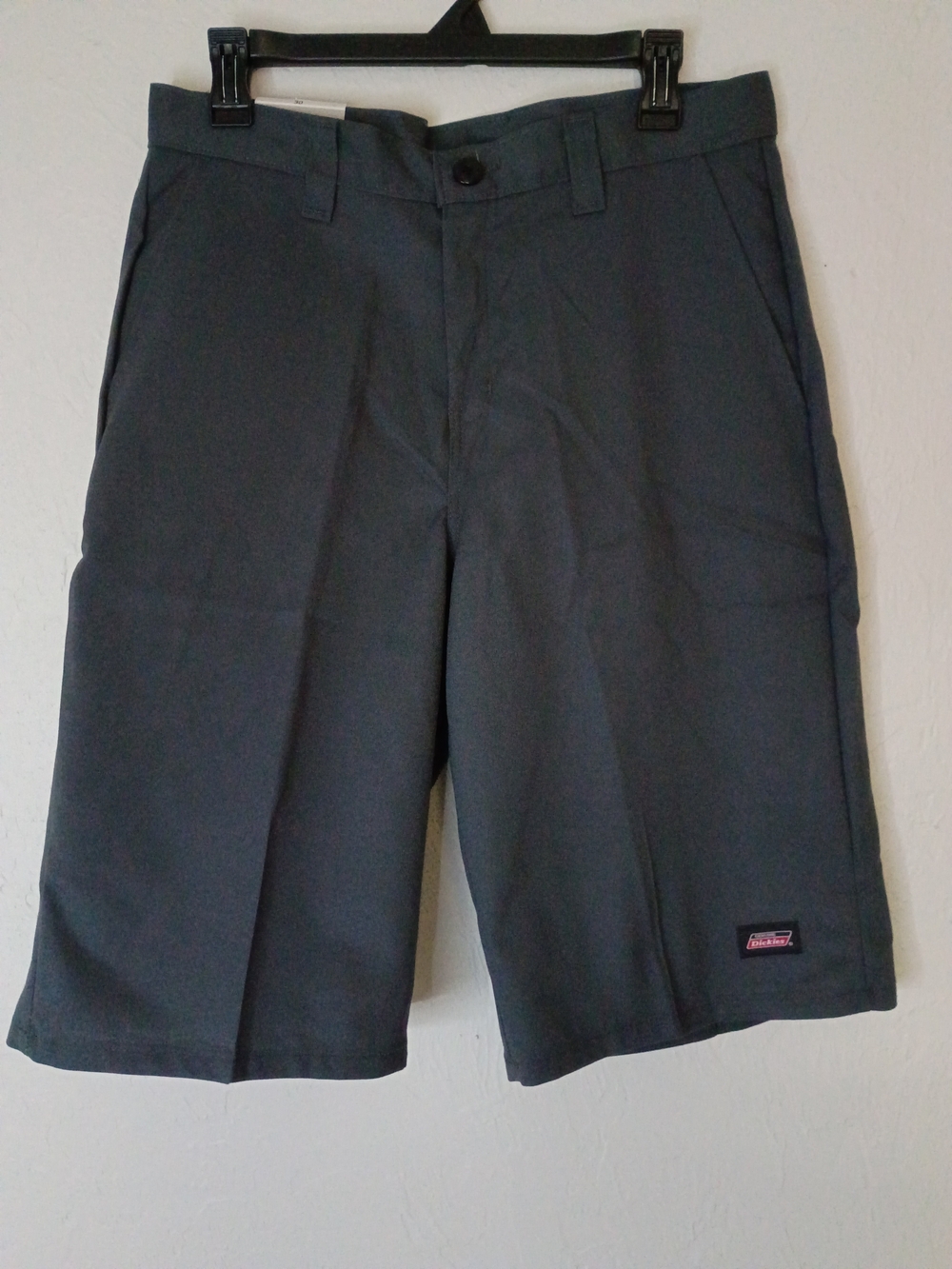 Dickies Men's Dark Gray Flat Front Work Shorts